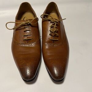REGALE MENS BROWN LEATHER CASUAL OFFICE WORK CARRIES SHOES SIZE 44